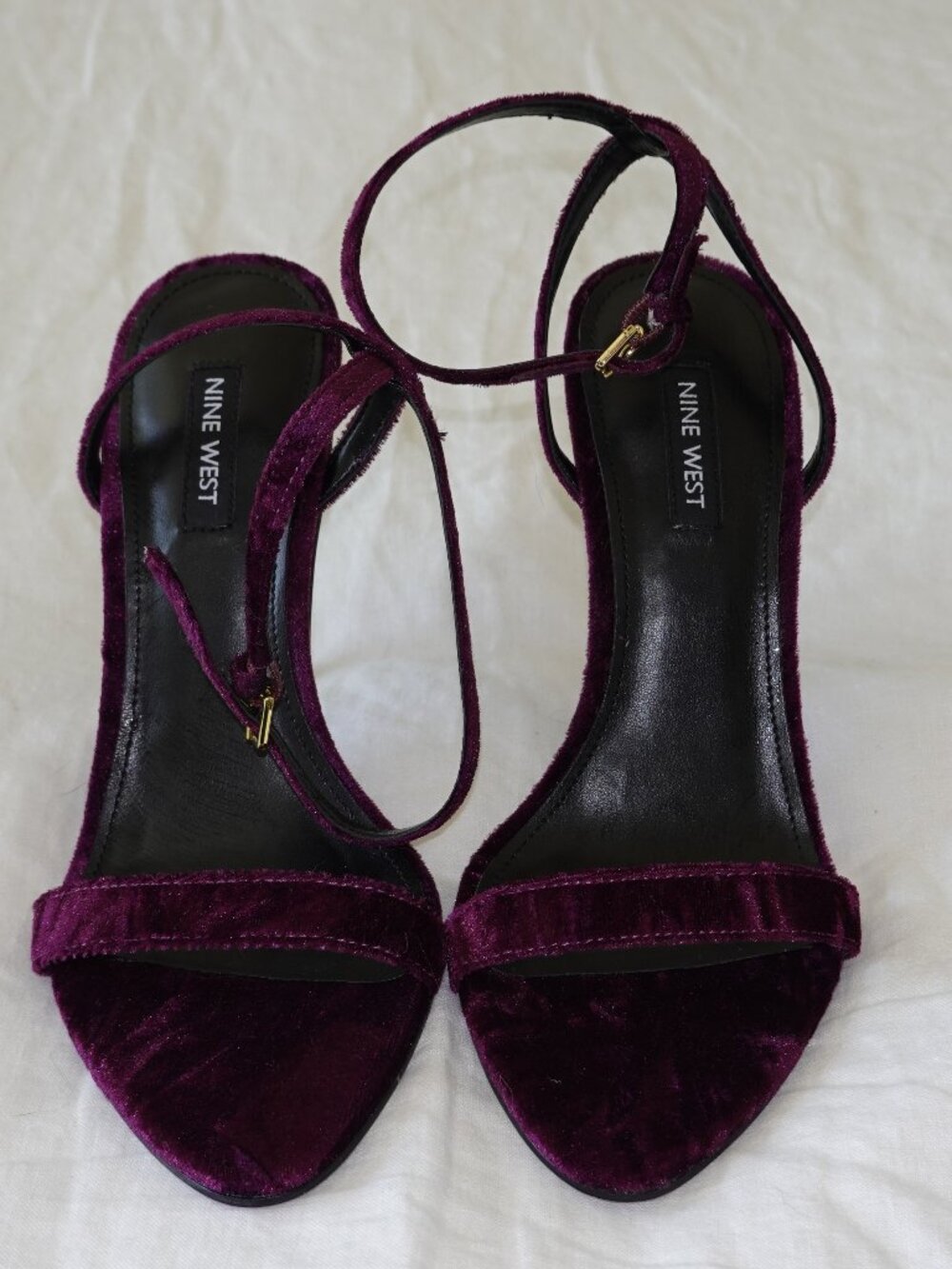 Brand New - Purple Nine West High Heel Velvet